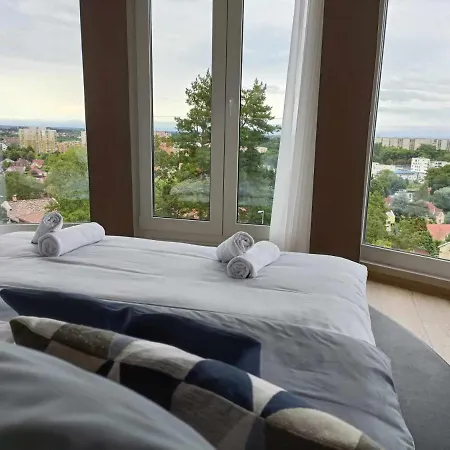 West Panorama Penthouse - With A Fantastic View Of The Apartment Szombathely