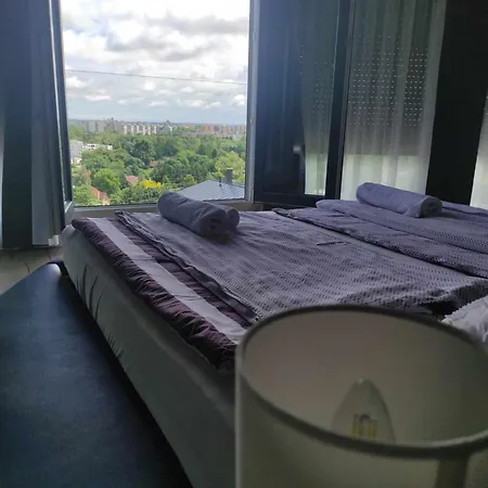 West Panorama Penthouse - With A Fantastic View Of The Apartment Szombathely